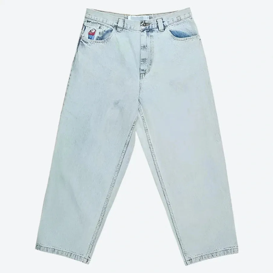 Vintage High-Waist Wide-Leg Denim Jeans