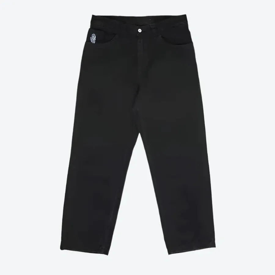 Vintage High-Waist Wide-Leg Denim Jeans