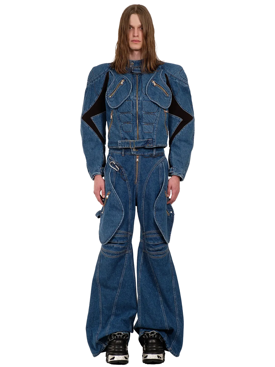 Washed Denim Jeans