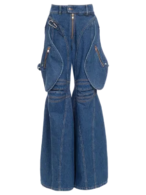 Washed Denim Jeans