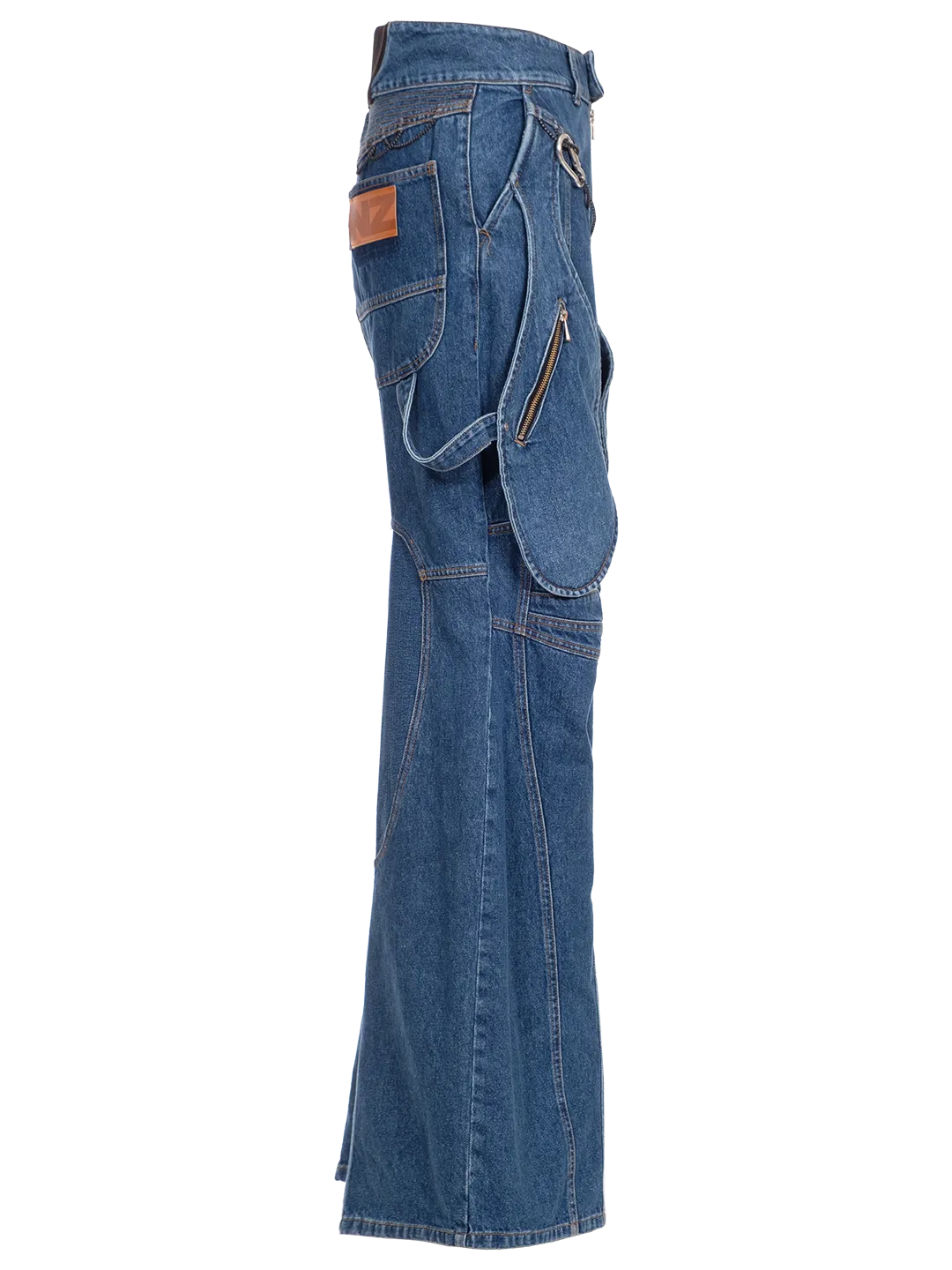 Washed Denim Jeans