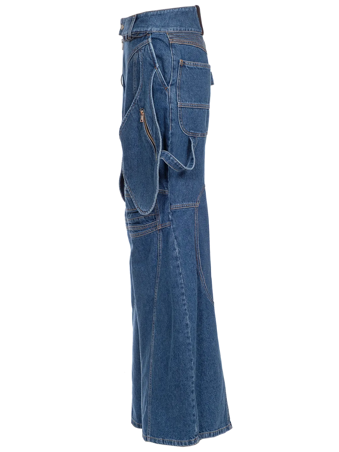 Washed Denim Jeans