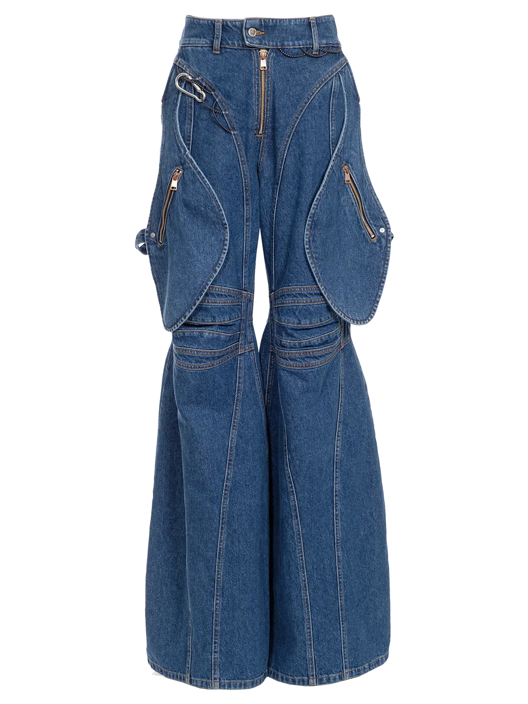 Washed Denim Jeans