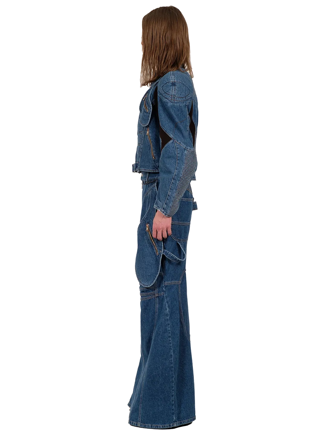 Washed Denim Jeans