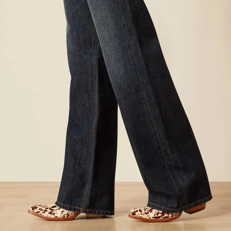 Women's Ariat Ultra High Rise Jasmine Tomboy Wide Leg Jeans