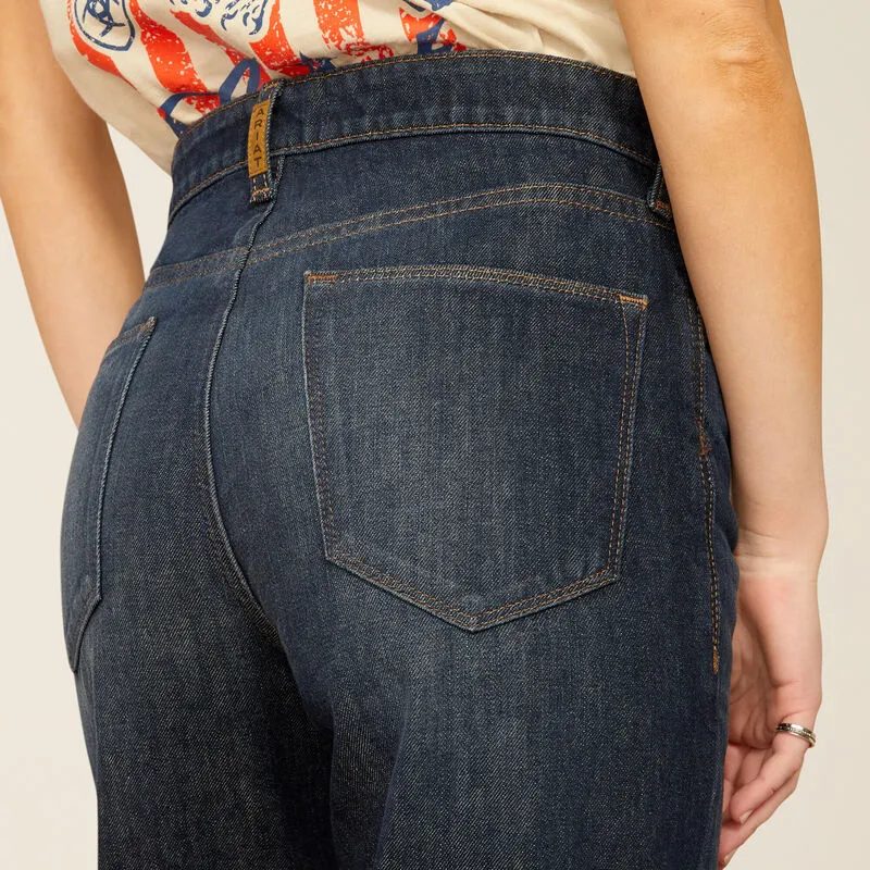 Women's Ariat Ultra High Rise Jasmine Tomboy Wide Leg Jeans