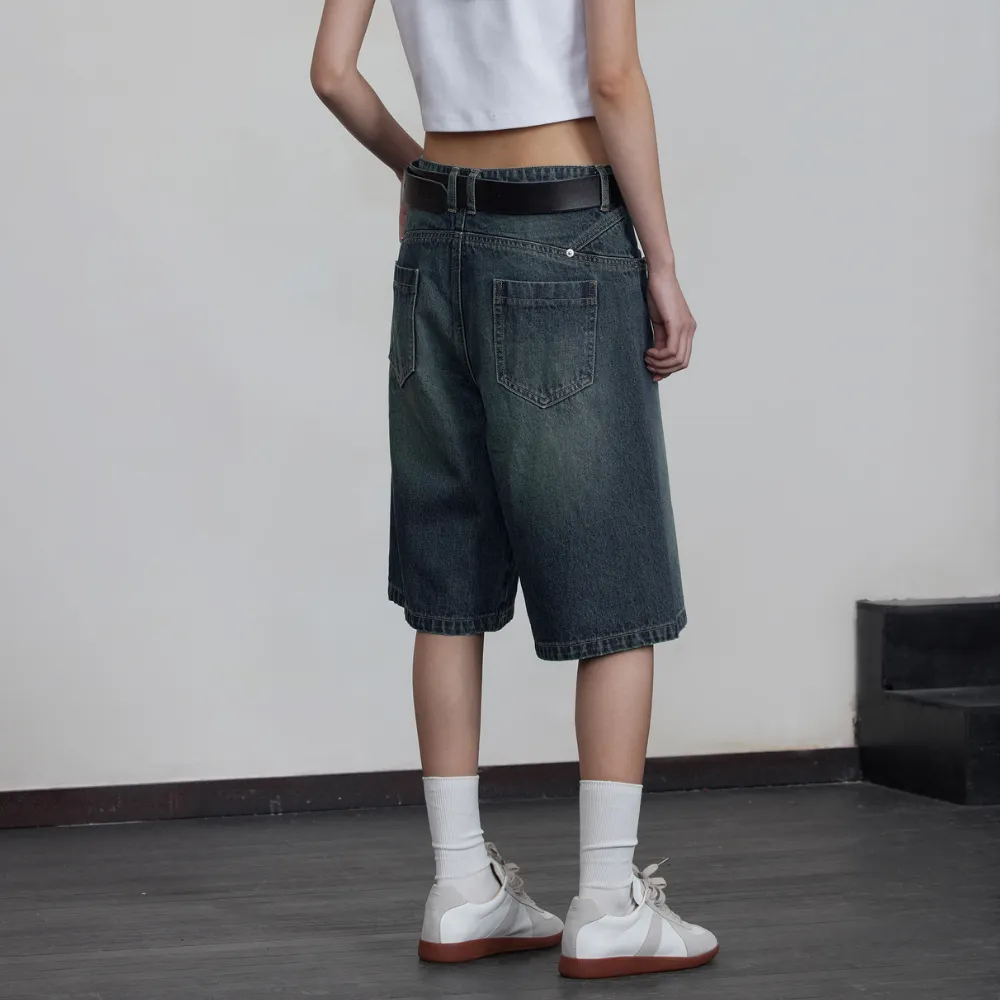 Women's Retro Distressed Jorts
