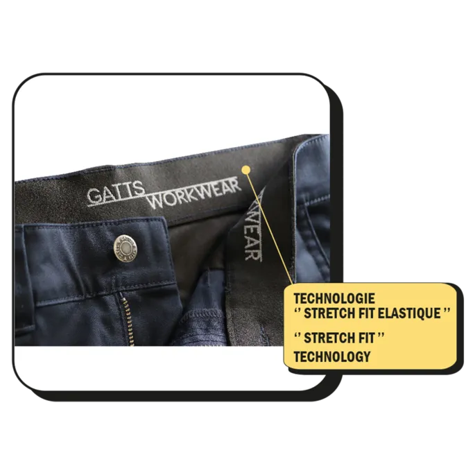 Women's Stretch Work Pant by GATTS Workwear - Style 773EX