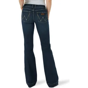 Wrangler Women's Samantha Retro Mae Wide Leg Trouser