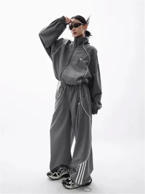 Y2K Gorpcore Tracksuit | 90s Vintage Streetwear Two-Piece Set