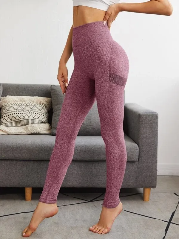 Yogi Express High Waist Leggings - Dusty Pink