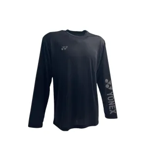Yonex YLSS2024 Unisex Badminton Long Sleeve T-Shirt - Black